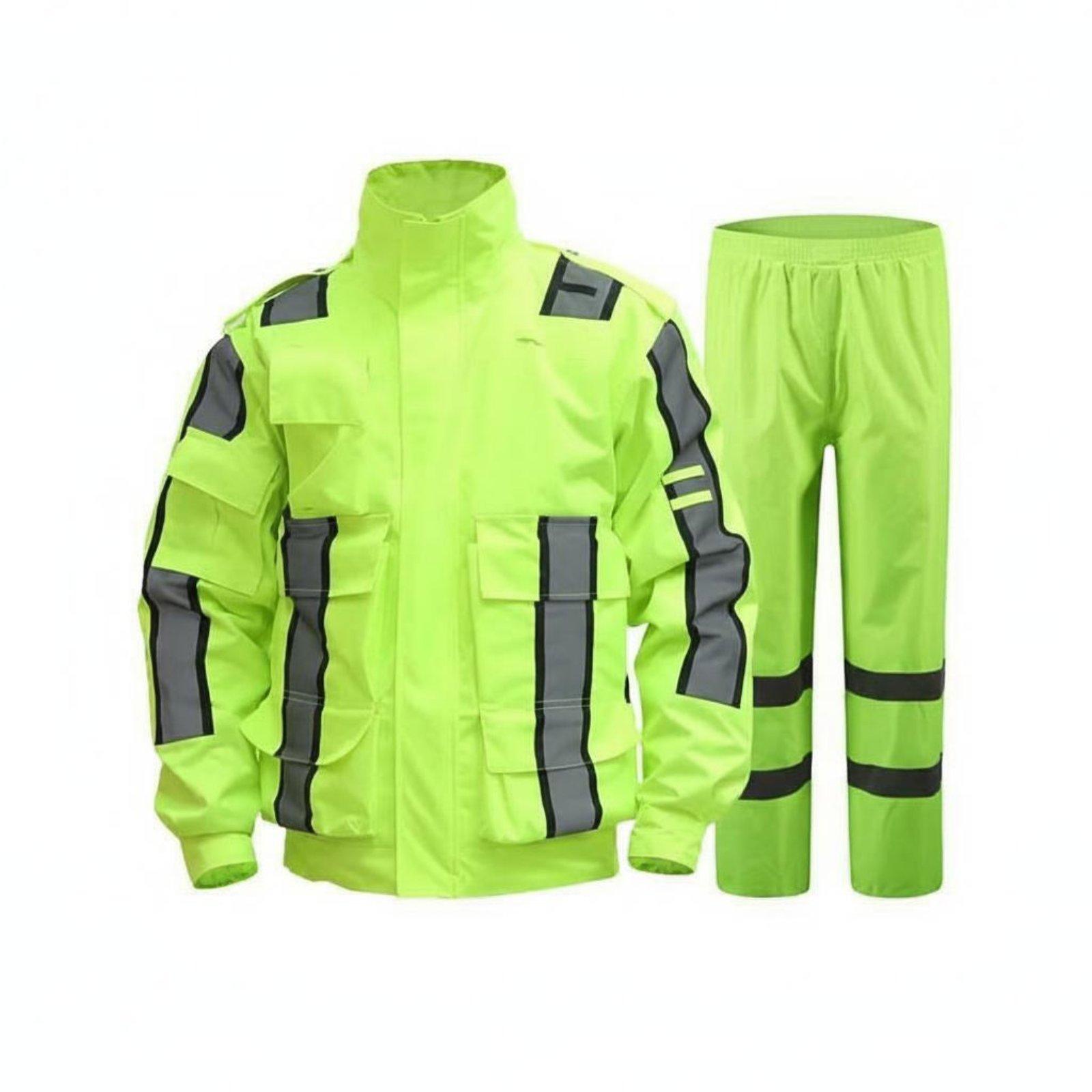 Motorcycle Gear Mens - Jas Hujan Reflektif Visibilitas Tinggi Tahan