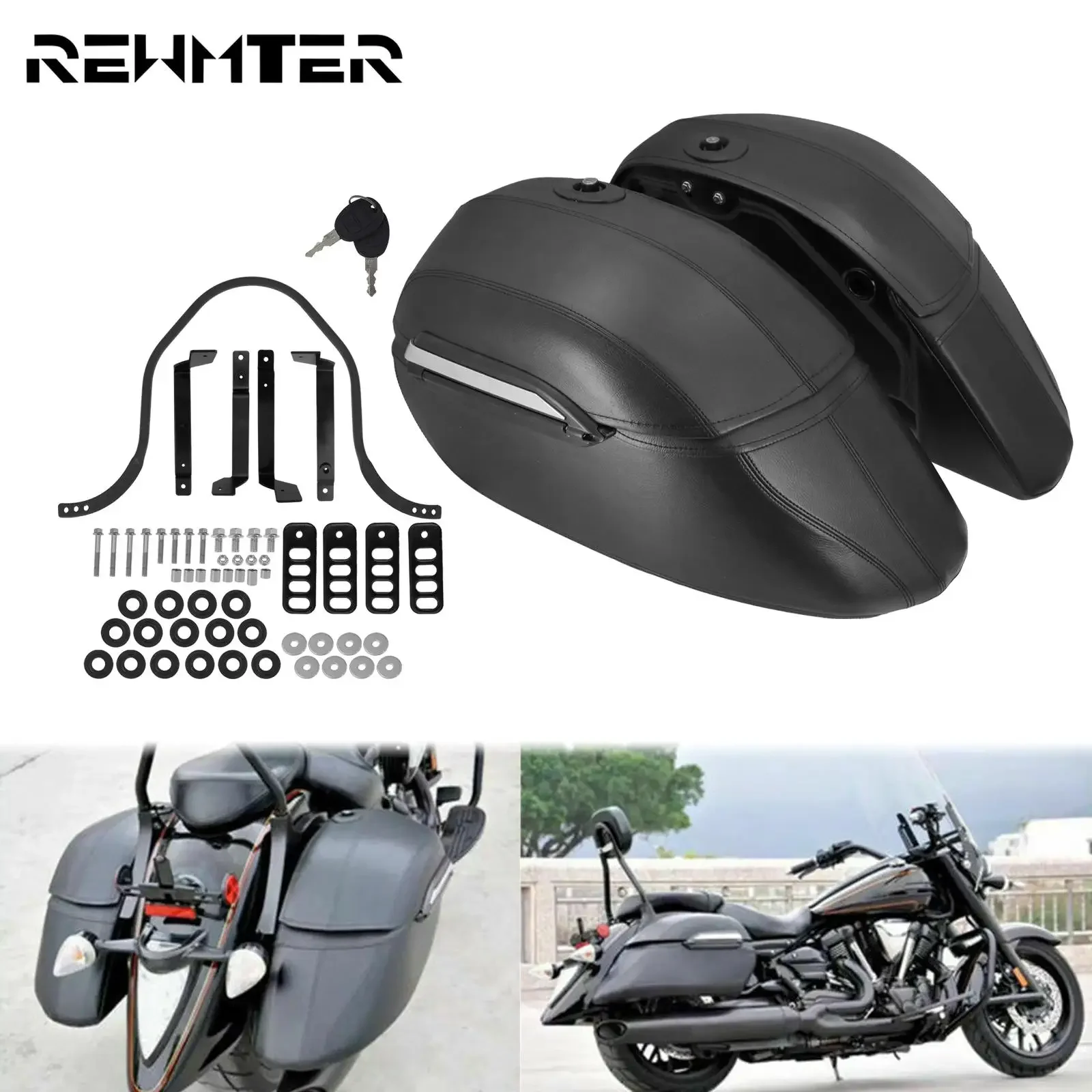 Motorcycle Gear Backpack - Tas Motor Hard Bag, Saddlebag, Bagasi