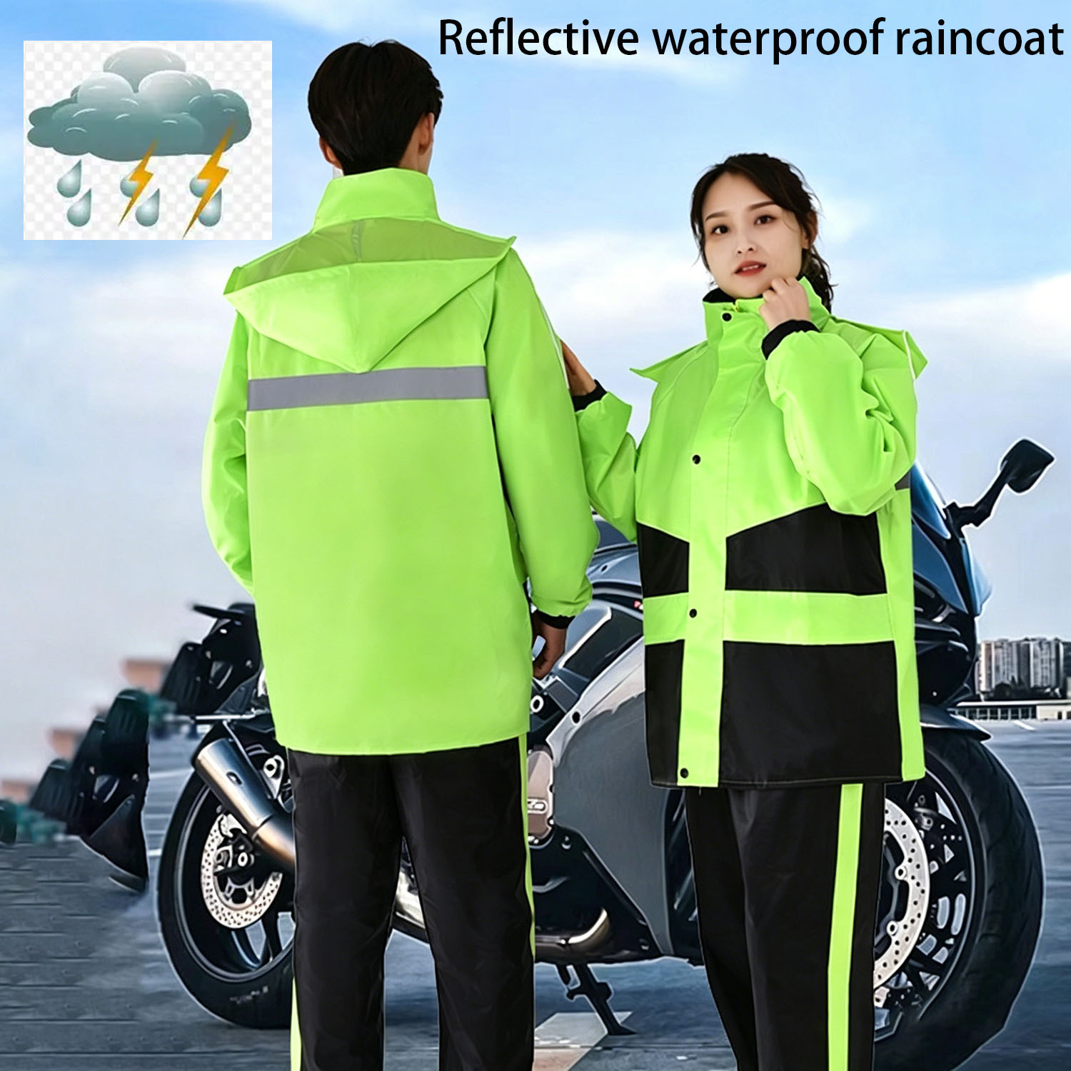 Jas Hujan Sepeda Motor Pria Wa - Motorcycle Gear For Woman ulasan dan harga