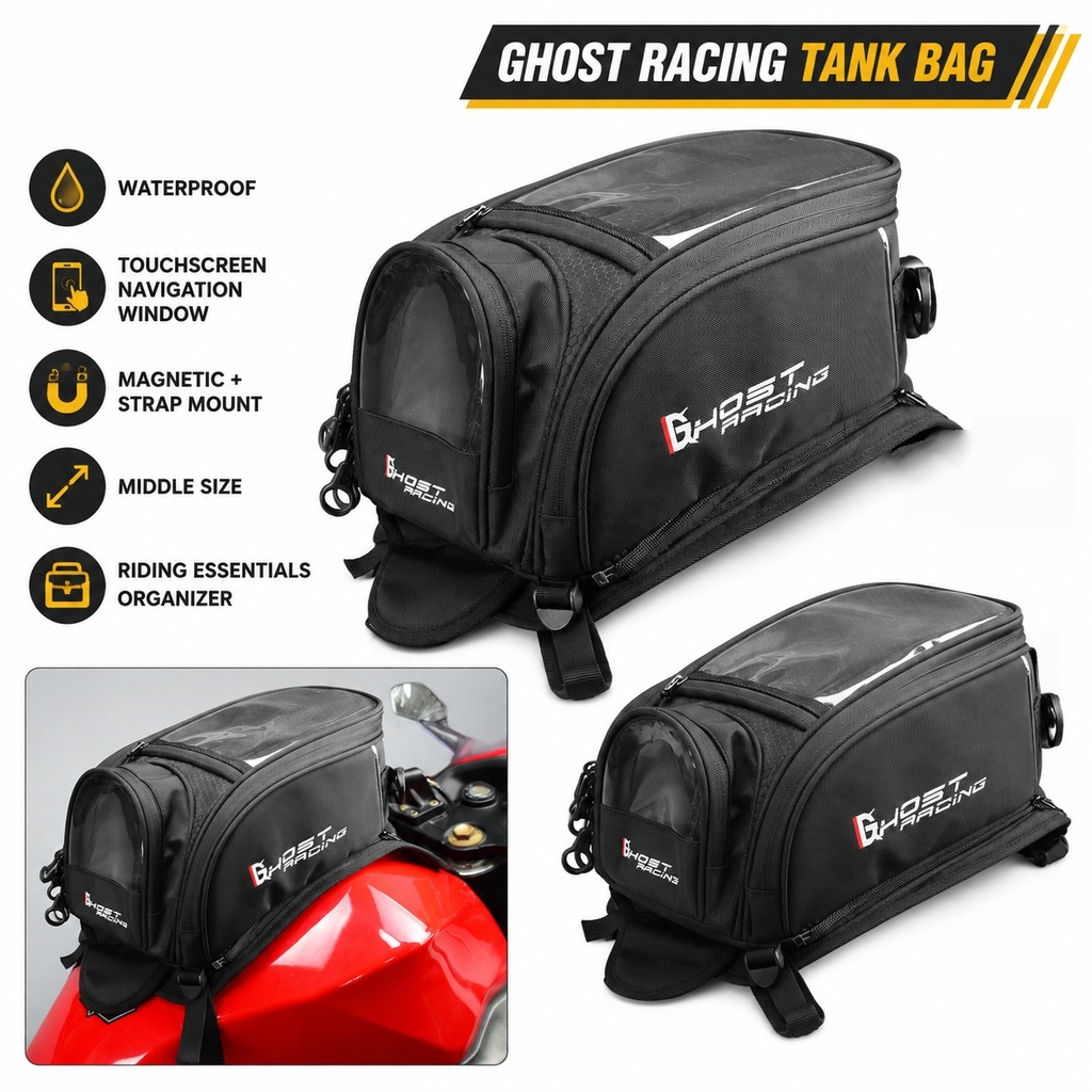 Tas Selempang Tangki Bahan Bak - Motorcycle Gear Companies ulasan dan harga