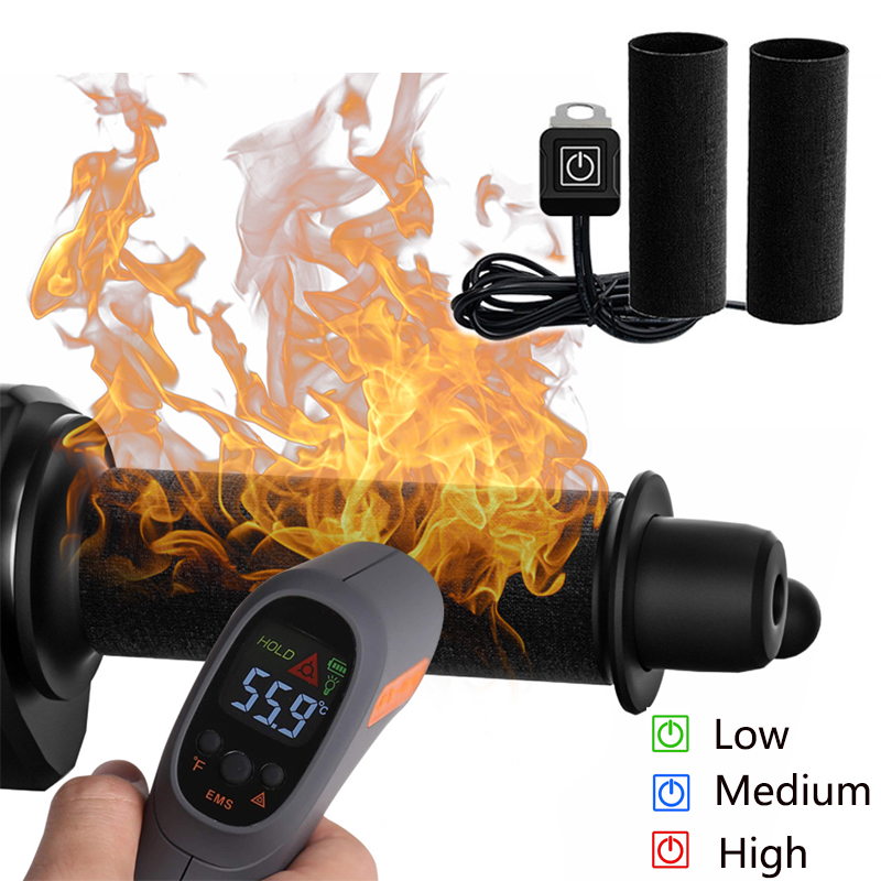 Grip tangan pemanas sepeda mot - Handlebar Grip Heated ulasan dan harga