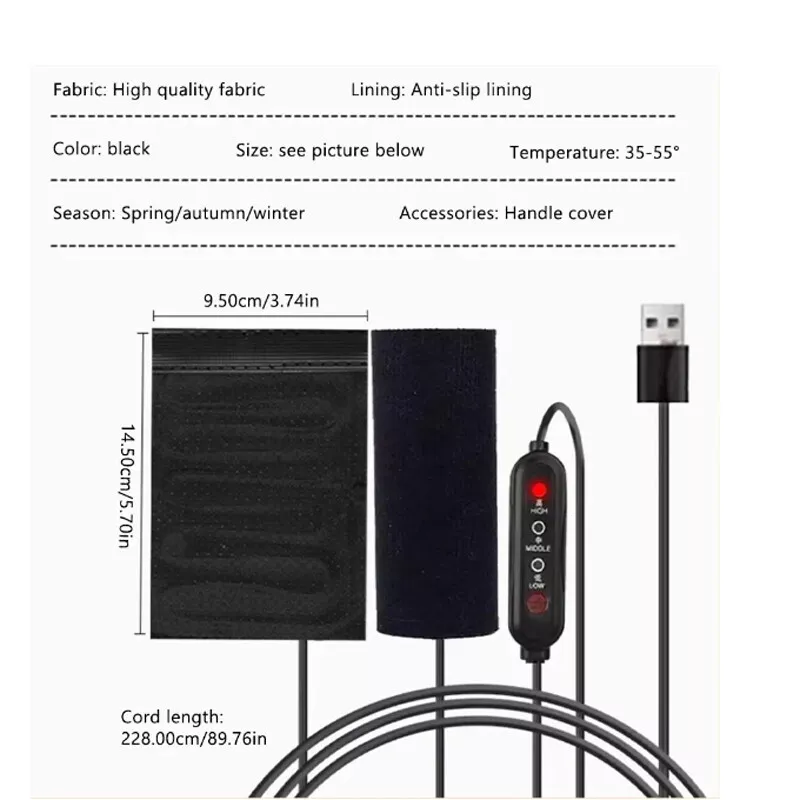 Pegangan Setang Sepeda Motor B - Handlebar Grip Heated ulasan dan harga