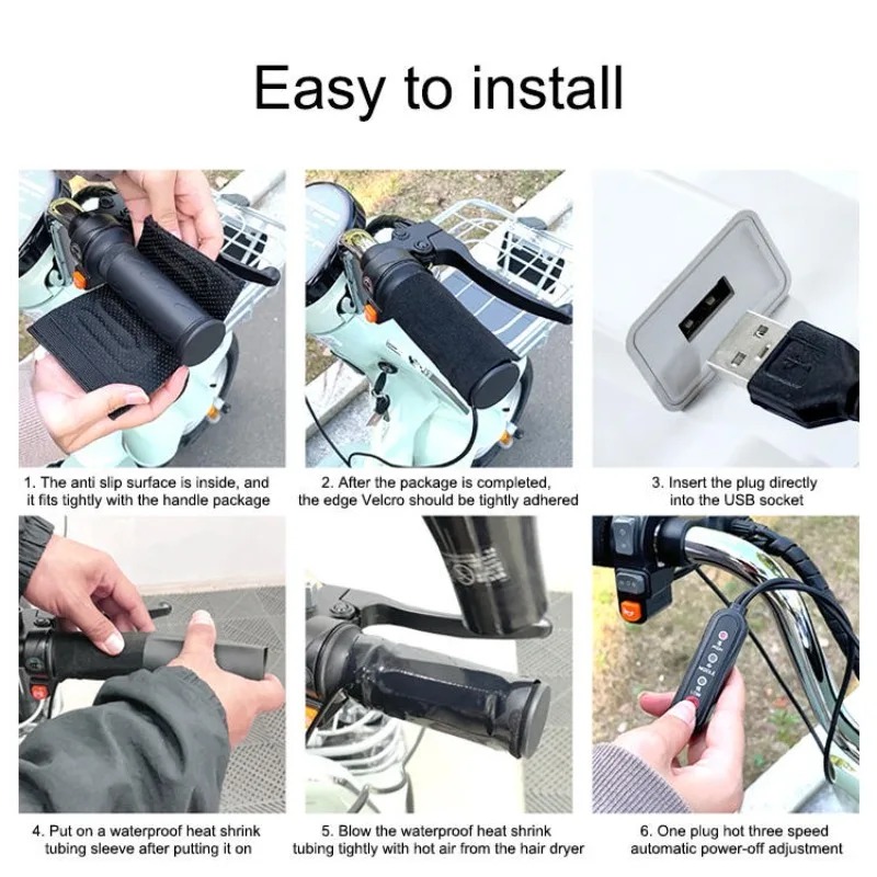 Penutup Pegangan Sepeda Motor  - Handlebar Grip Heated ulasan dan harga